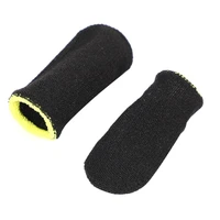 18 pin carbon fiber finger sleeves for pubg mobile games press sn finger sleeves black yellow16 pcs