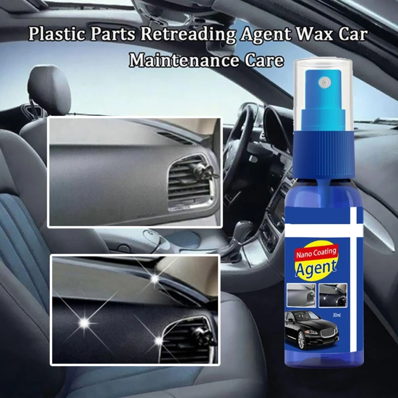 

Car Nano Coating Agent Renovated Coating Plastic Restore Solution for Seat Cracking Auto Plastic Whitening