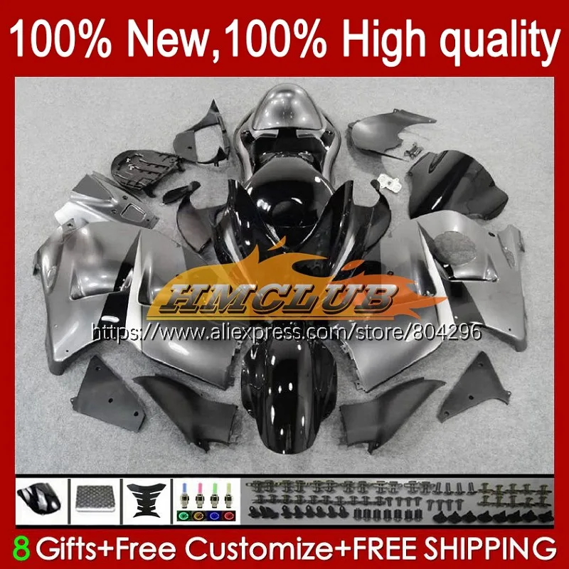 Комплект для SUZUKI Hayabusa GSXR 1300 GSXR1300 96 1997 1998 1999 2000 2001 43No.49 черного и серого цвета 02 03 04 05