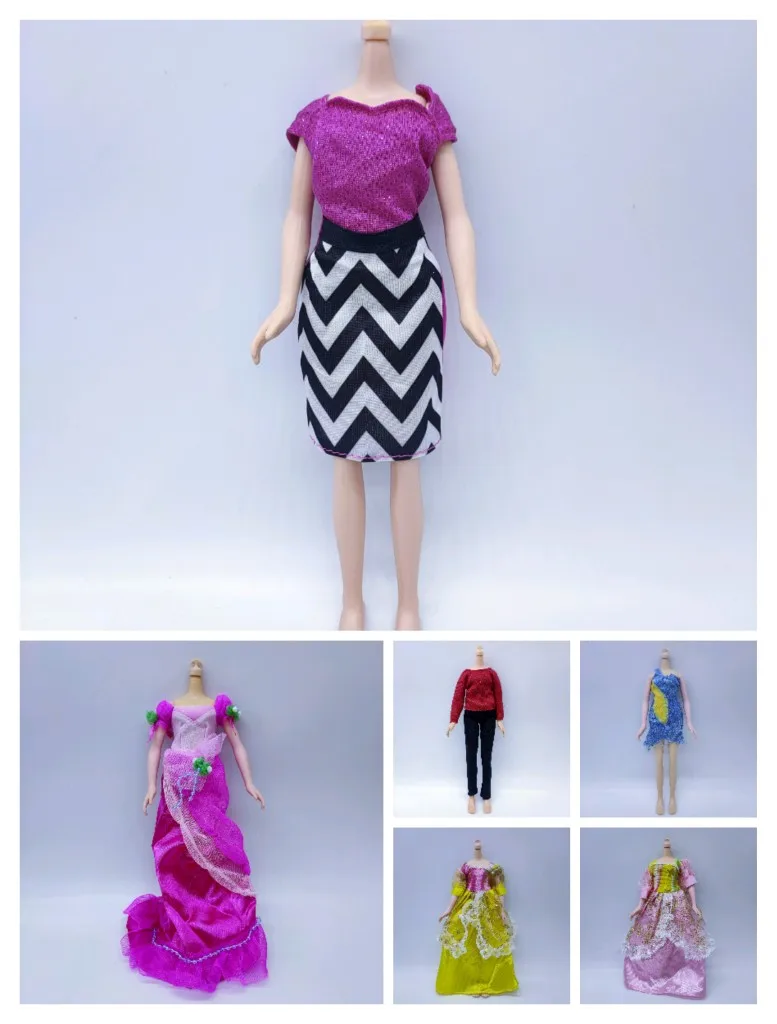 

30cm Doll Dress Fashion Clothes suit for licca For Barbie Doll for blythe Accessories Baby Toys Best Girl' Gift