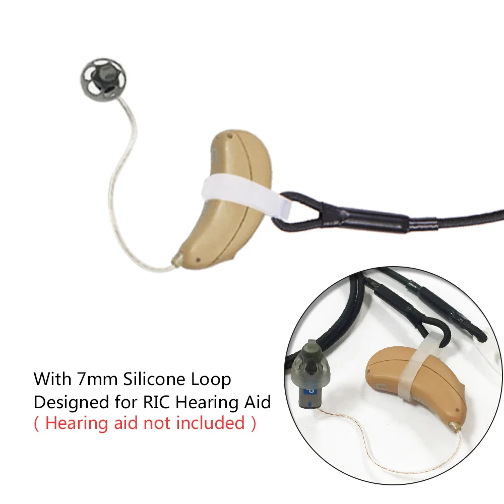 Зажим для слухового аппарата BTE защитный держатель портативный веревочный