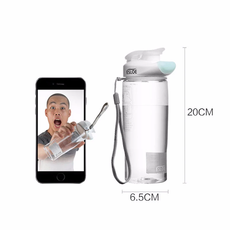 Креативный дизайн с защитой от губ разделяющая стаканчик пластиковая бутылка