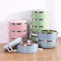 stainless steel keep food warm box insulated portable lunch dinner boxes for best friend kids picnic officers school box