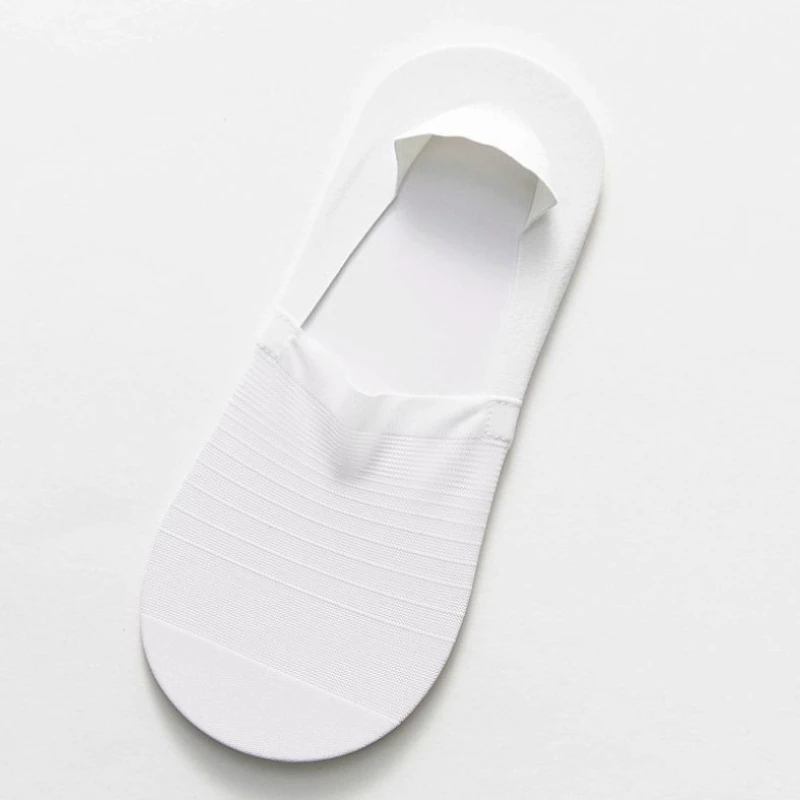 10 Pair Summer Mesh Breathable No Show Socks Ice Silk Business Invisible Silicone Non-slip Socks Slippers Seamless Boat Sock Sox