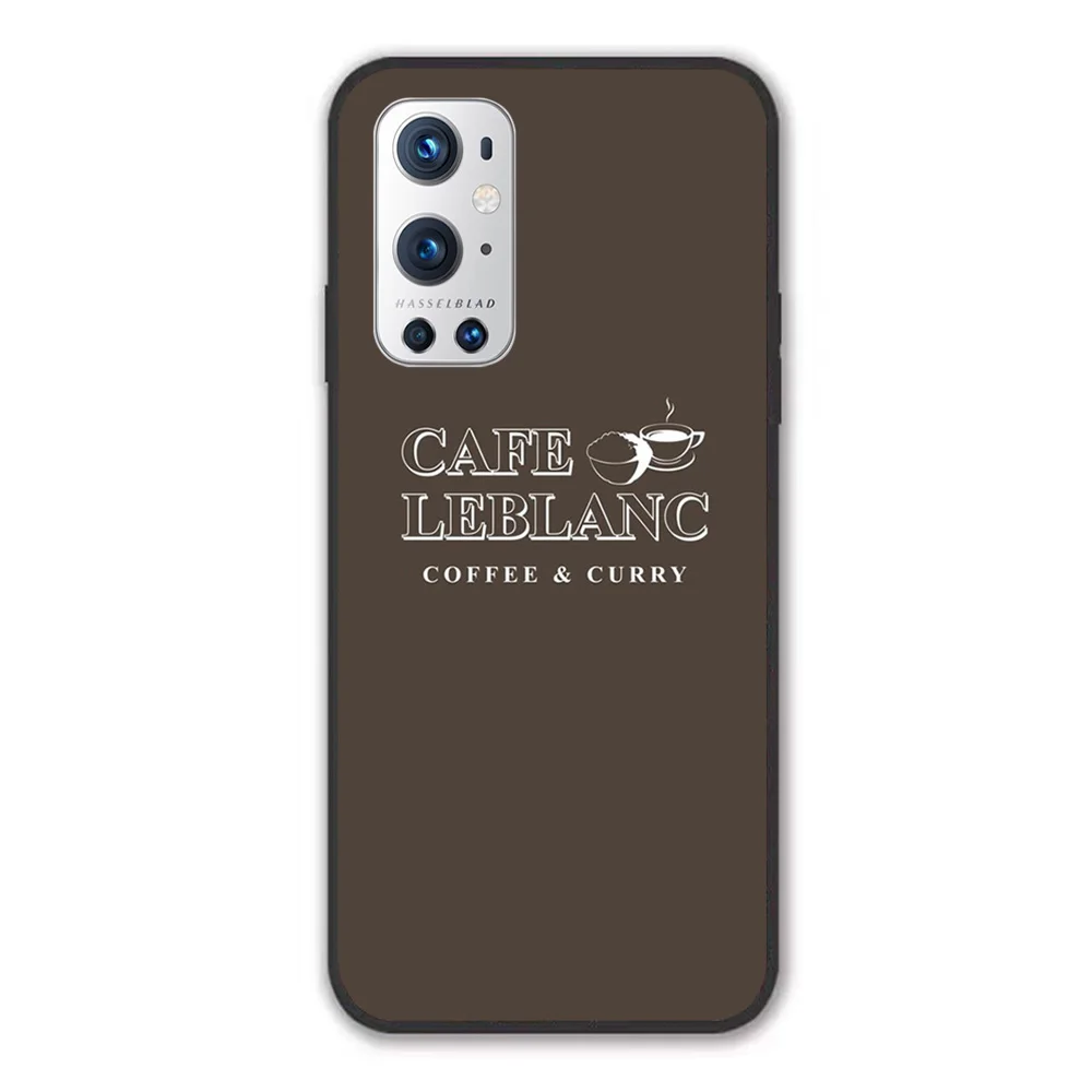 

For OnePlus Cafe Leblanc Soft TPU Border OnePlus 7 7T 7Pro 8 8T 8Pro 9 9Pro Case