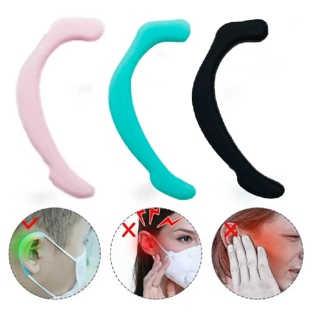 1 пара мягкие силиконовые наушники маска с заушным крючком противоударные