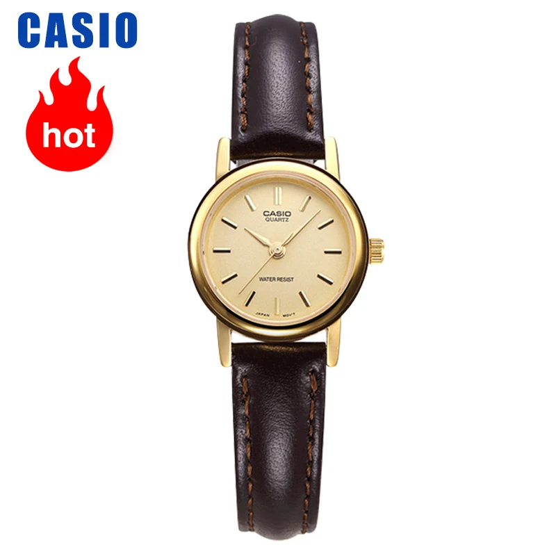 Casio Часы Коричневый Простой Винтаж кварцевые женские часы LTP 1095Q 9A|Женские