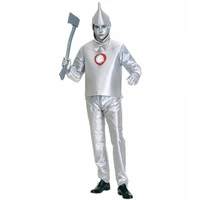 adult men halloween party 2020 tin man costumes cosplay tin man stage performance fancy dress