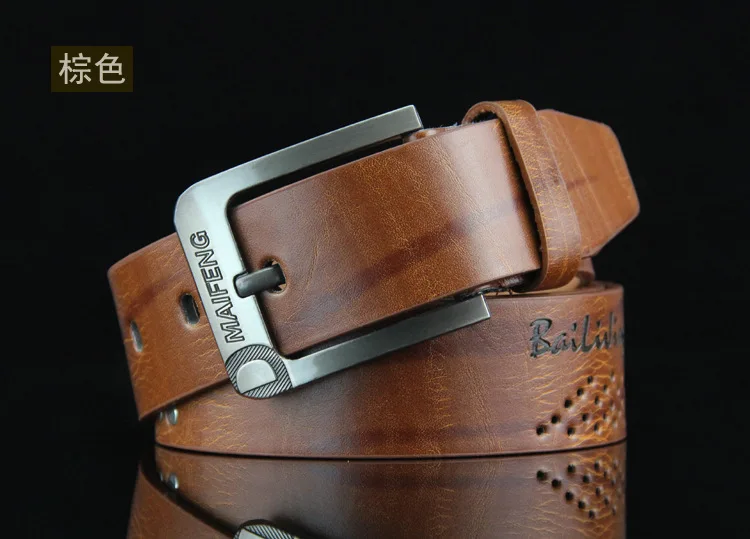 

Men's rivet pin buckle belt fashion Retro style Teenage casual jeans belt