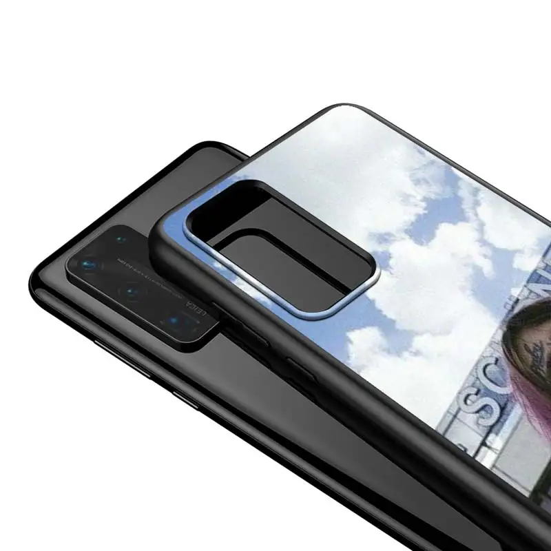 

For Huawei P40 P30 P20 Pro Lite E Plus 5G Bright Black Cover Fashion Lil Peep For Huawei P10 P9 P8 Lite Phone Case