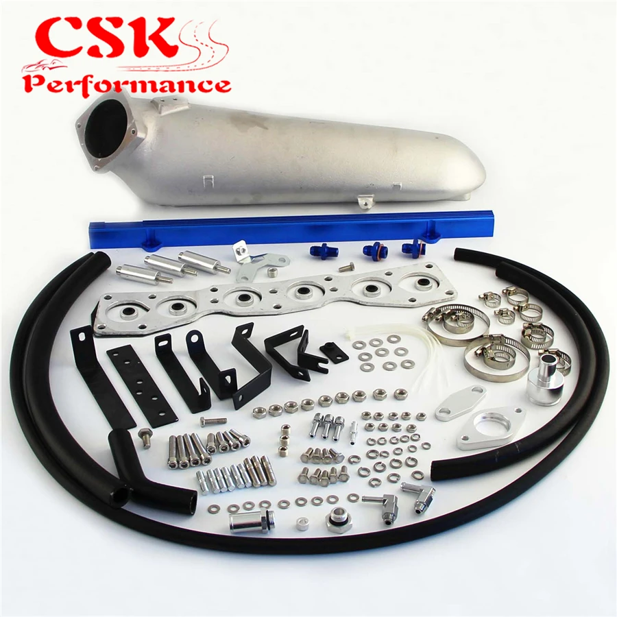 Улучшенный впускной коллектор + Топливная рейка для Toyota Supra турбо JZA80 2JZGTE 93-98 |
