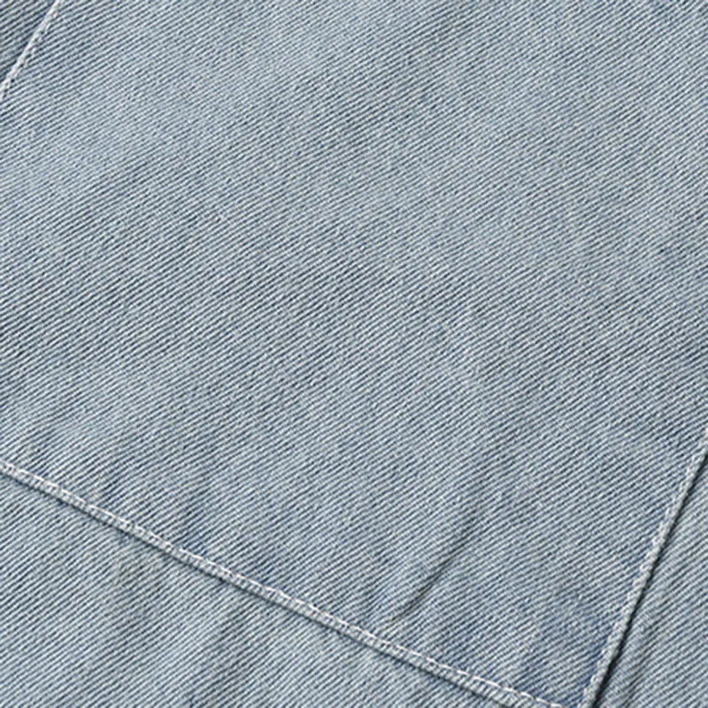 

Casual Loose Shirts For Women Lapel Hit Color Long Sleeve Denim Long Minimalist Blouses Female Fashion Clothes 2020 New Tide