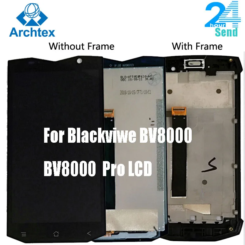 5 0 дюймов для оригинального ЖК дисплея BLACKVIEW BV8000 Pro + фотодетали с рамкой|Экраны