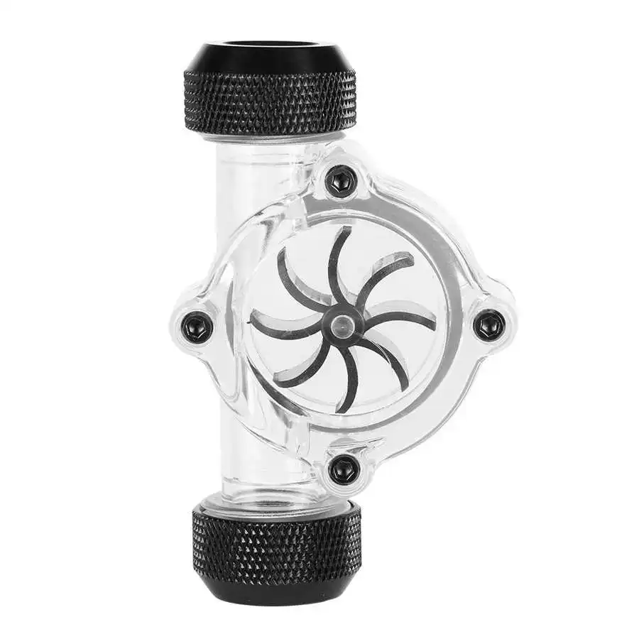 Расходомер водяного охлаждения ПК 8-рабочее колесо G1/4 резьба гнездо-гнездо