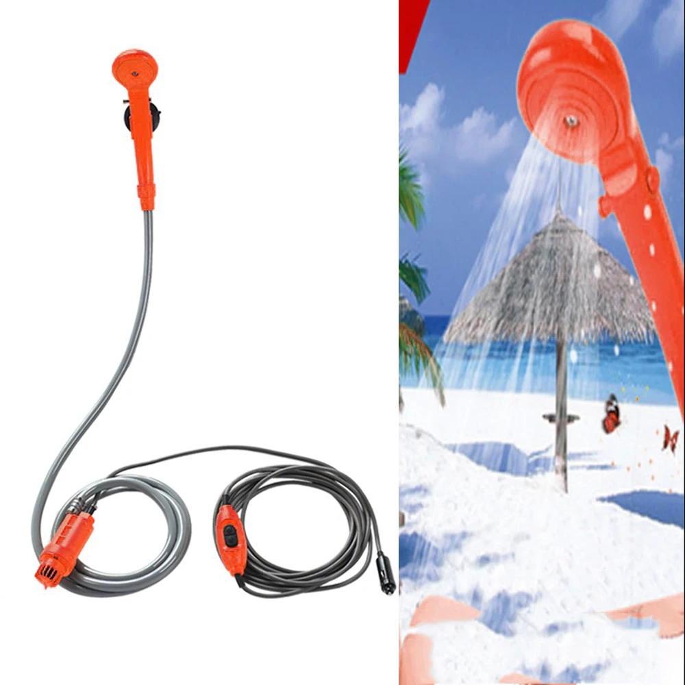 Набор для душа кемпинга 12 В электрическая сумка на открытом воздухе набор мытья