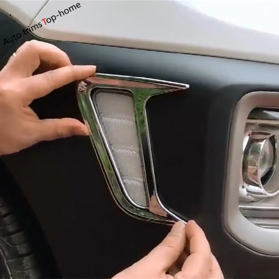 АБС пластик хром внешний задний спойлер комплект для Hyundai Kona 2018 2019 2020 Зеркало