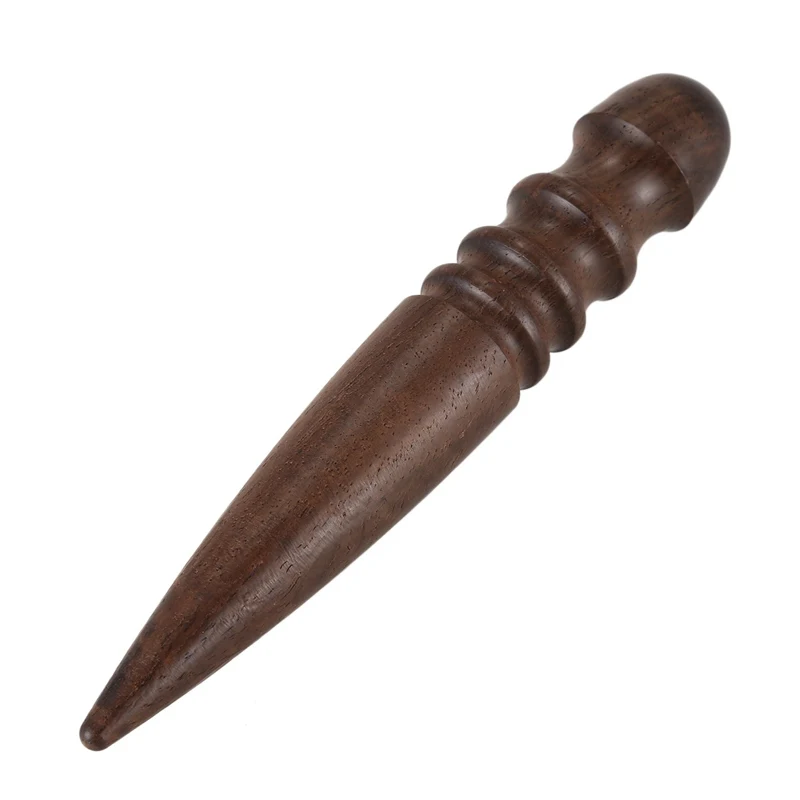 

New Leather craft Wooden Stick Leather Edge Burnisher Polisher Polishing Tool Black