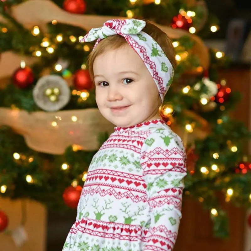 Лидер продаж милое рождественское платье для маленьких девочек Повседневное