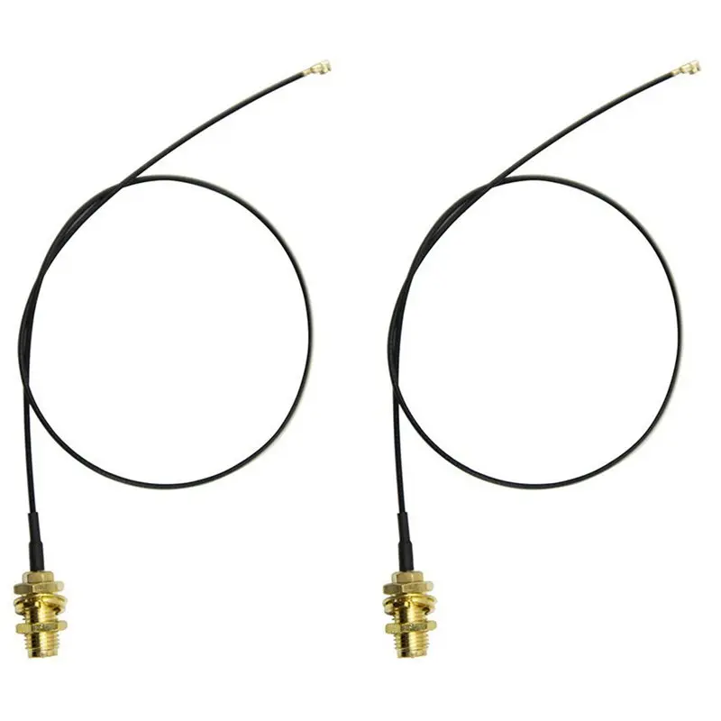 2 x 6dBi 4 ГГц Wi-Fi 5 двухдиапазонный RP-SMA антенна + 2x35 см U.fl/кабель IPEX | Электроника