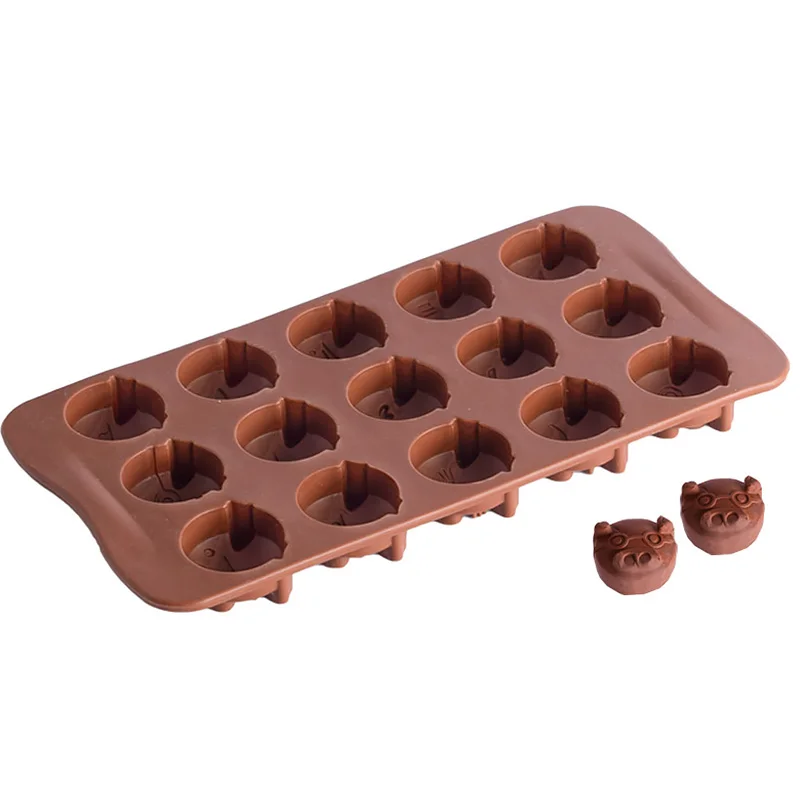 Новая силиконовая форма для шоколада 12 форм 3D инструменты выпечки желе и конфет