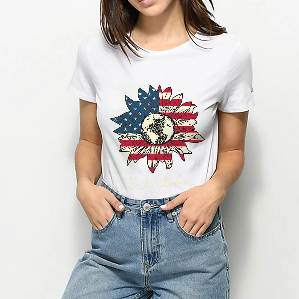 

Sunflower T-Shirts Women T Shirts If You Want To Be Loved Be Lovable Aesthetic Clothes Summer Top Vogue Girls Can Do Anything