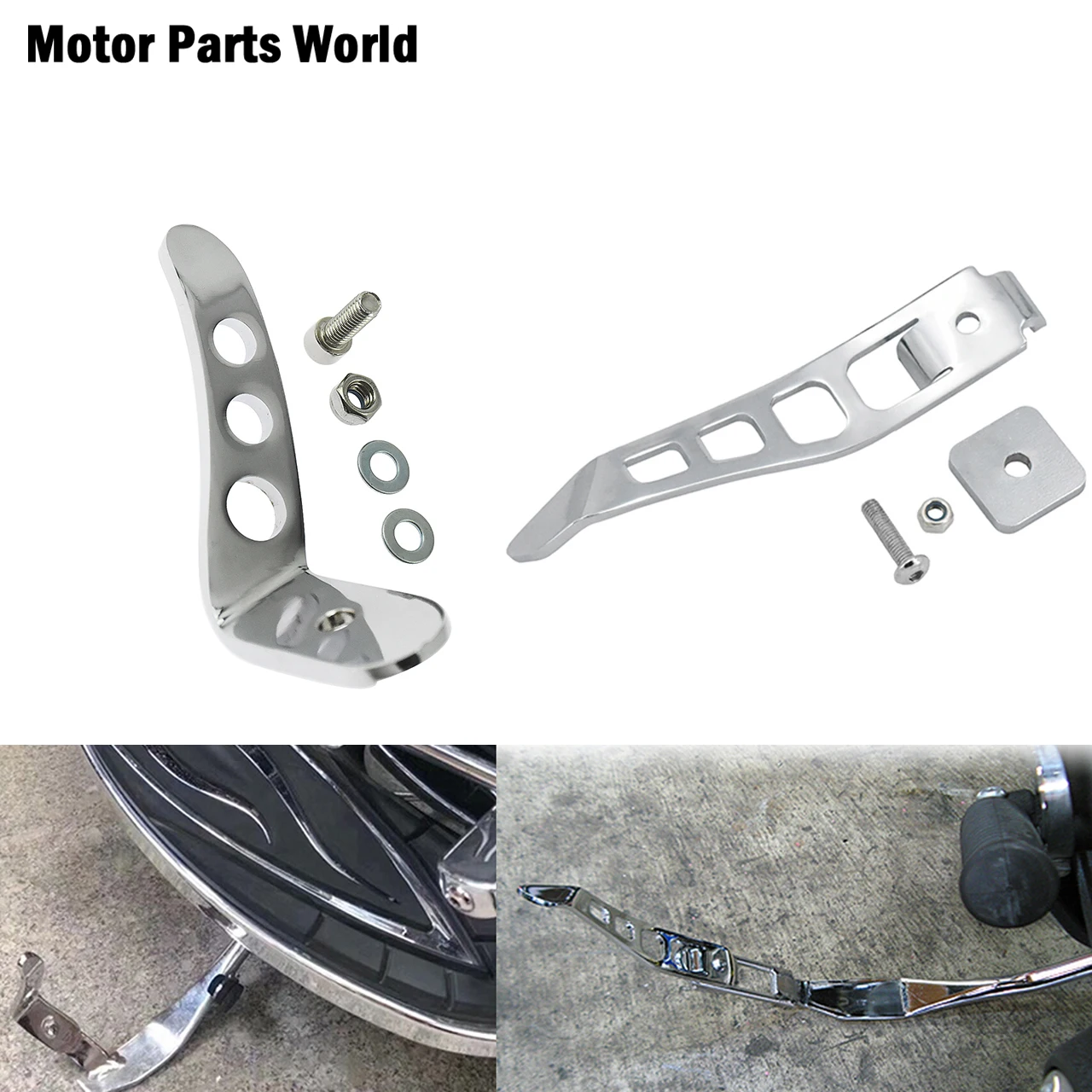 Мотоциклетная Хромированная Подставка Выдвижная ножная педаль для Harley Touring Road King