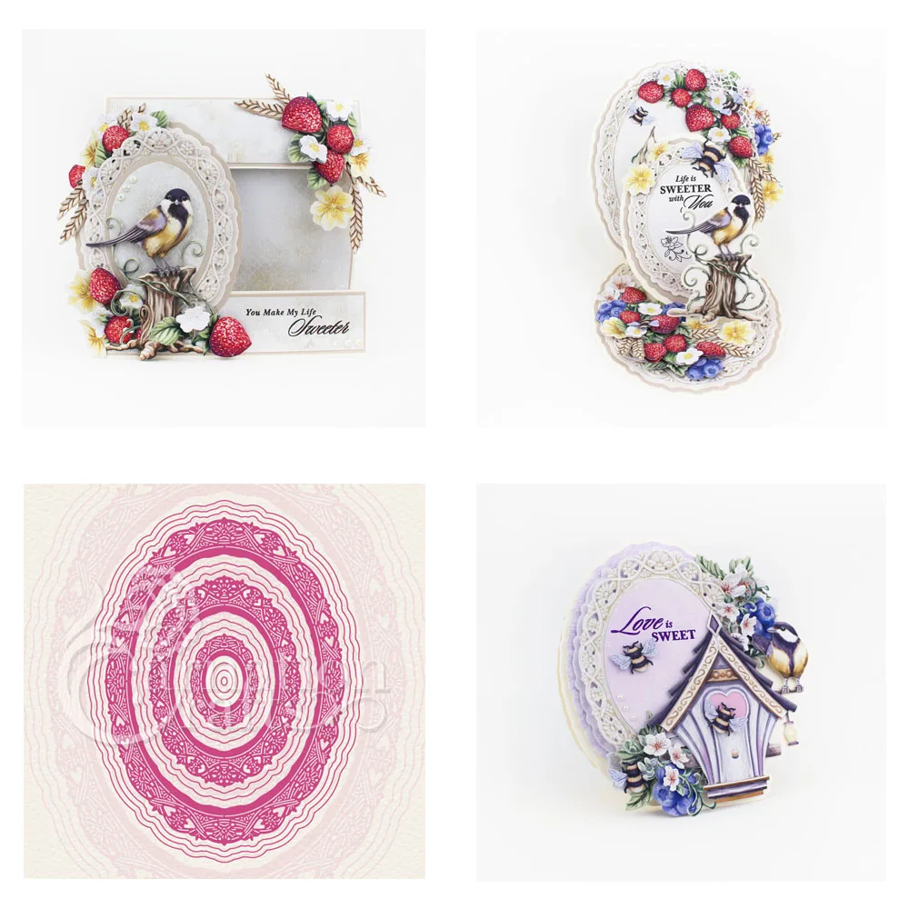 

Овальный фон с принтом металлические штампы трафареты для украшения металлический штамп для «сделай сам» Скрапбукинг штампы Скрапбукинг н...