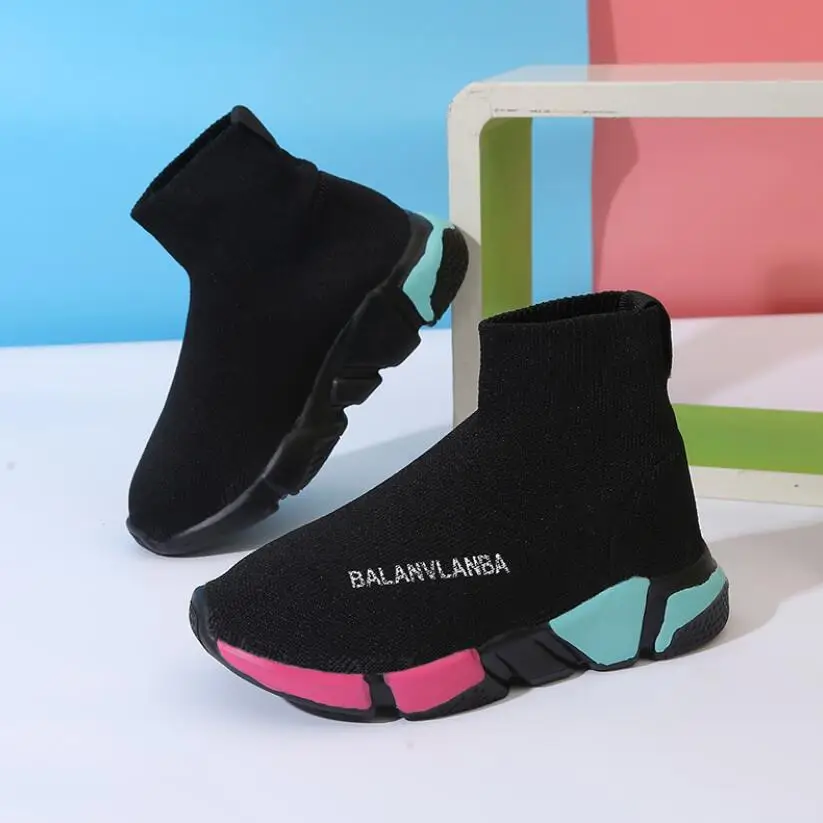 spring new outdoor kids shoes breathable flat boys girls school Non-slip Net cloth casual shoes sneakers 1-15 years old running
