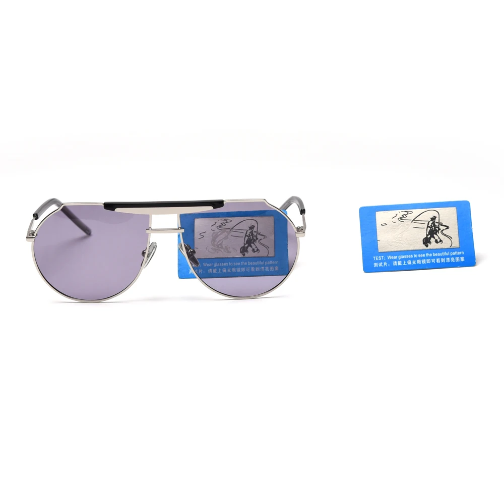 Peekaboo uv400 поляризационные солнцезащитные очки для мужчин, большие размеры, нестандартная металлическая оправа, тонированные Винтажные Солнцезащитные очки для женщин, высокое качество