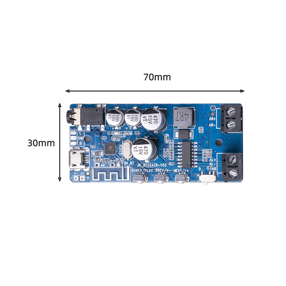 Усилитель мощности 2*50 Вт Bluetooth 5 0 класс D Звук Hi-Fi беспроводная стерео музыка плеер