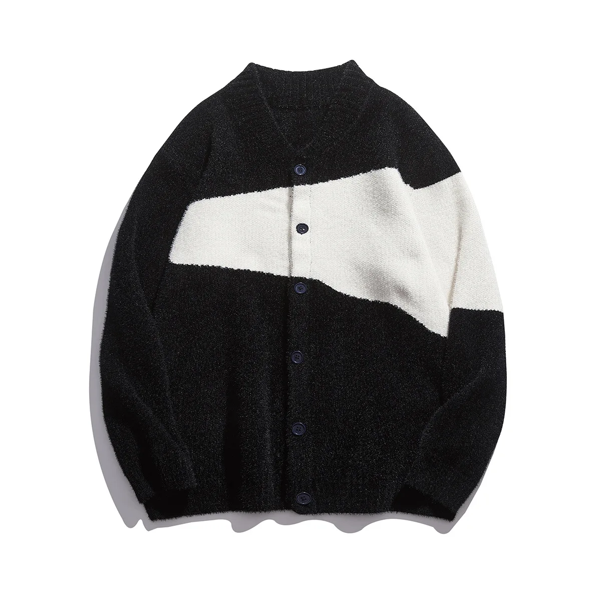

@YYDS Japanese Autumn Style Contrast Color Stitched Sweater