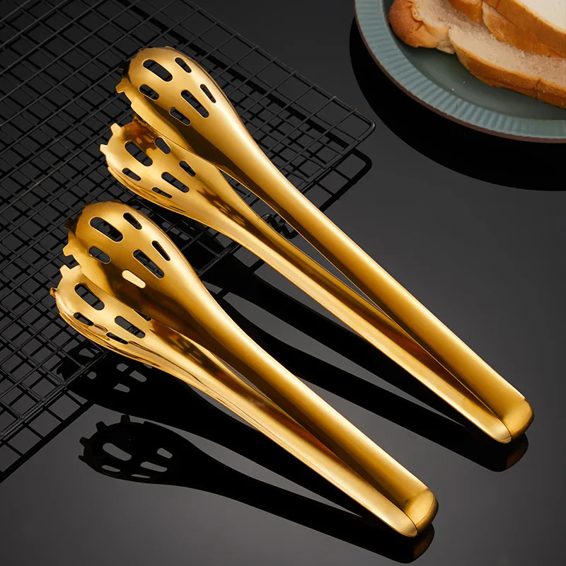 

1Pcs Stainless Steel Bbq Food Tongs Pastry Clamp Barbecue Tongs Kitchen Utensils Cooking Kitchen Accessories Tools
