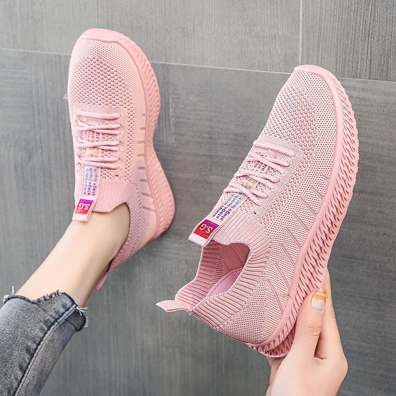 Basket Femme 2021 Hot Sale Women Tennis Shoes Breathable Sports Jogging Sneakers Fitness Trainers Footwear Zapatillas Mujer