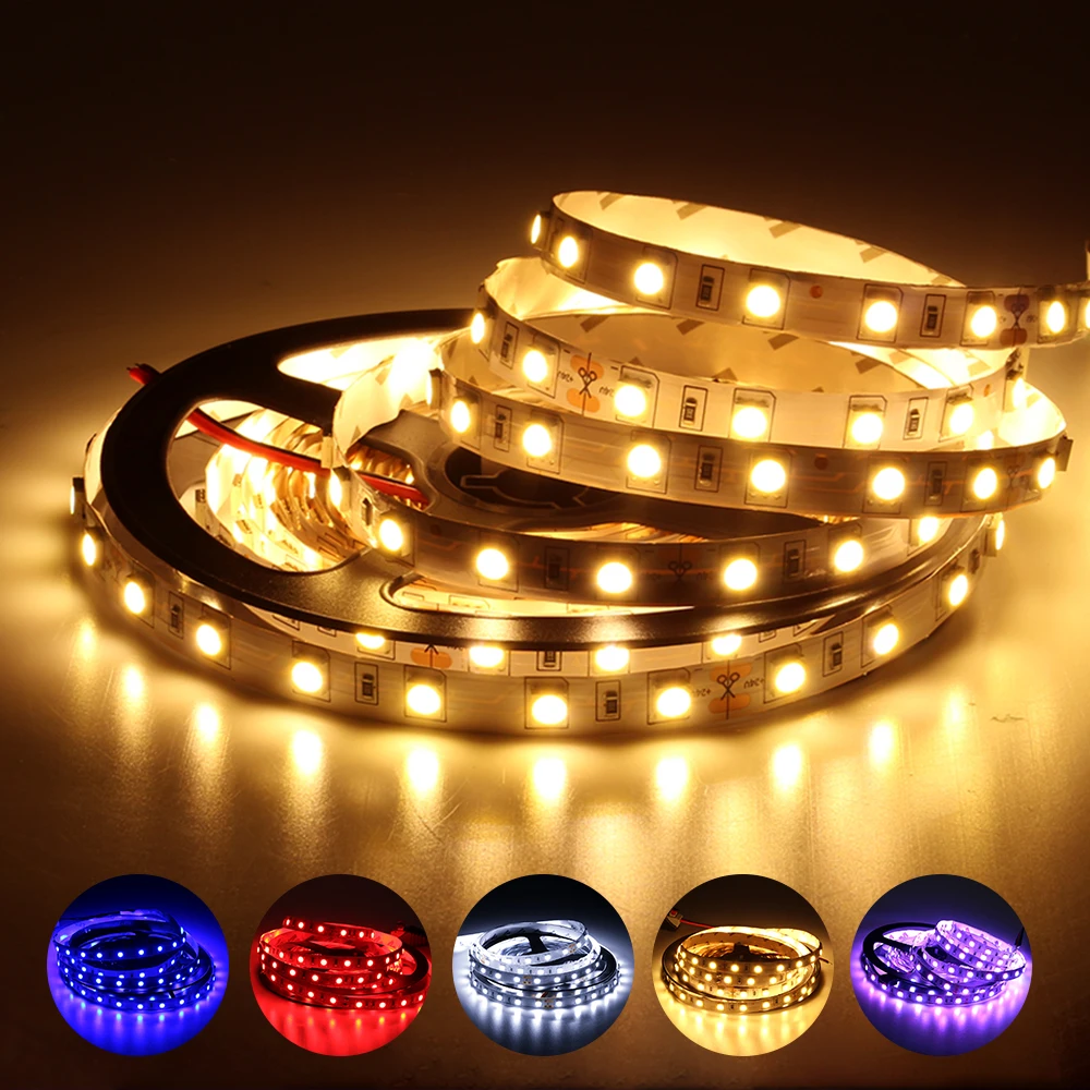 DC24V SMD5050 гибкая светодиодная лента неводонепроницаемая безопасная 5 м 300