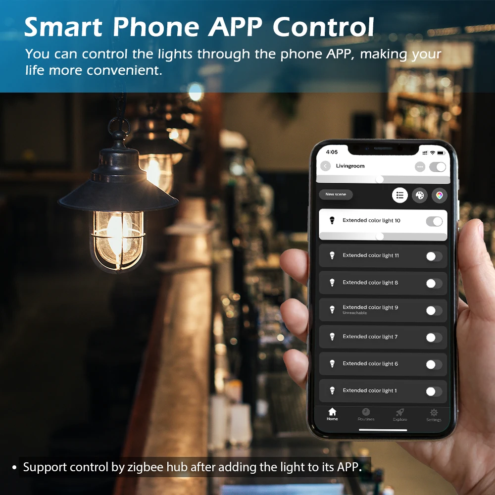 G led opto Smart Zigbee без нейтрального переключателя подходит для диммируемой