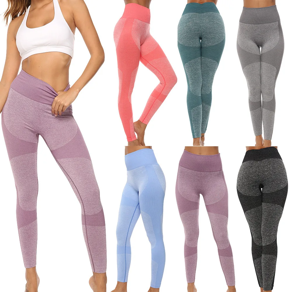 

NEW Seamless Leggings Sport Women Fitness Push Up Yoga Pants High Waist Squat Proof Workout Running Sportswear Gym Tights