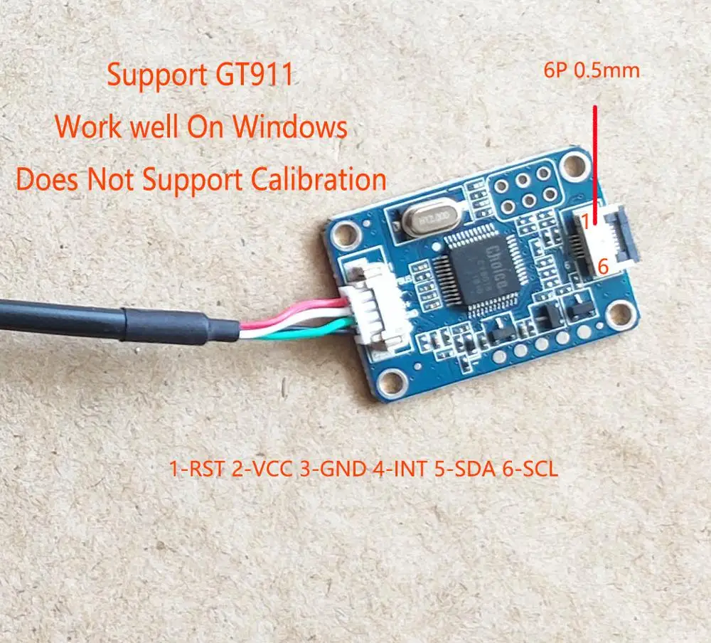 USB контроллер для емкостного сенсорного экрана GT911/GT910/GT912/GT928/GT9271/GT9110/GT5668/GT1151/GT967/GT9147 Win8 10 Raspberry Pi - Цвет: Controller B