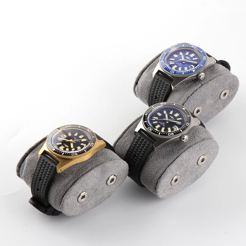 3 Bit часы с ремешком из натуральной кожи чехол держатель для рулона Организатор