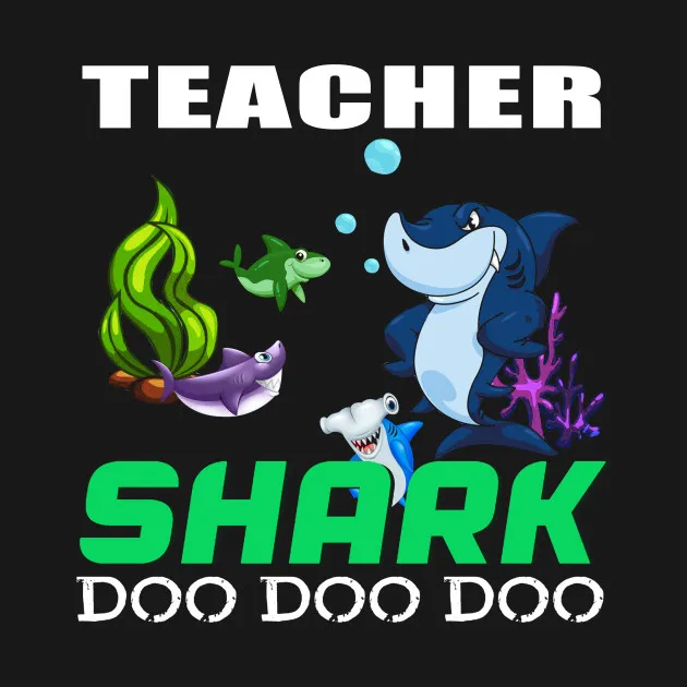 

Teacher Shark Women's T-Shirt Funny Birthday Gift