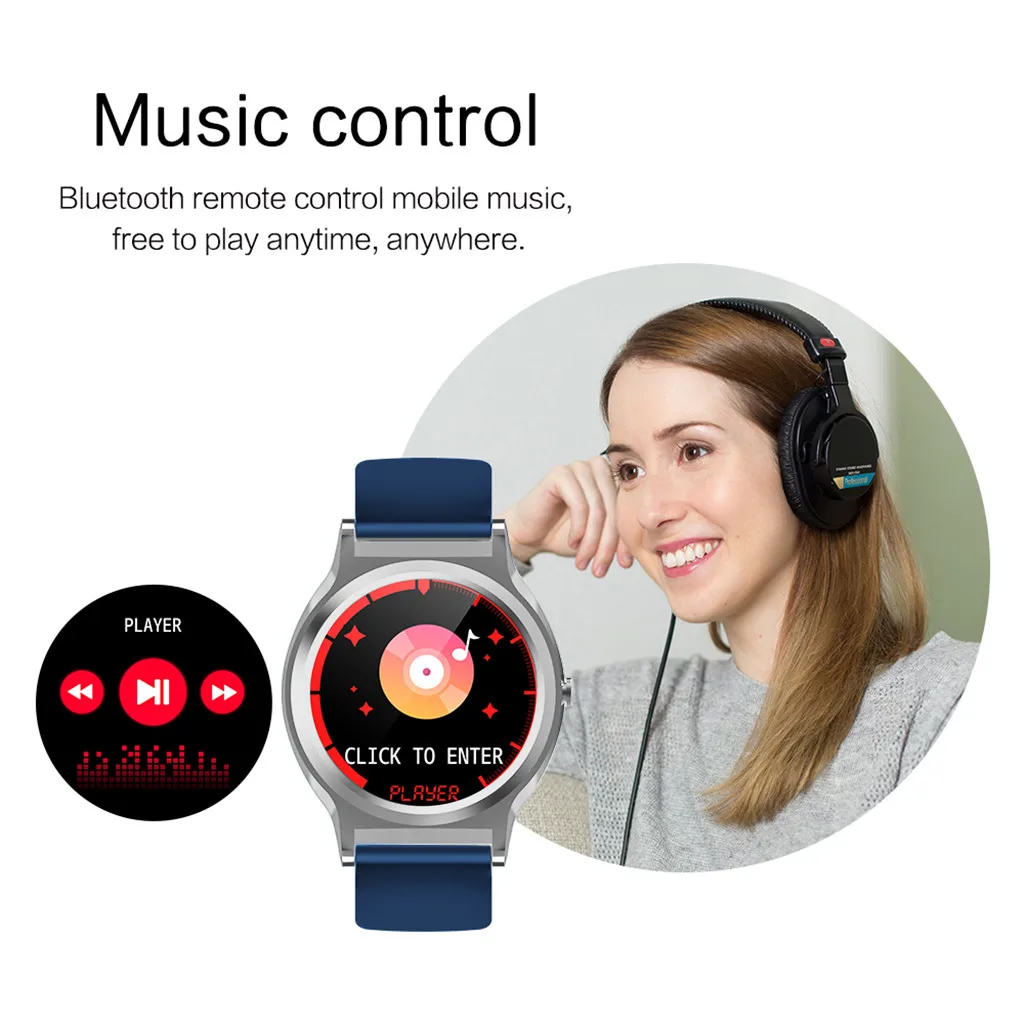 Full Screen Touch Smart Watch Waterproof Bracelet Sport Fitness Sleep Monitor Wristband Strap fitness tracker Watch#G20 | Электроника