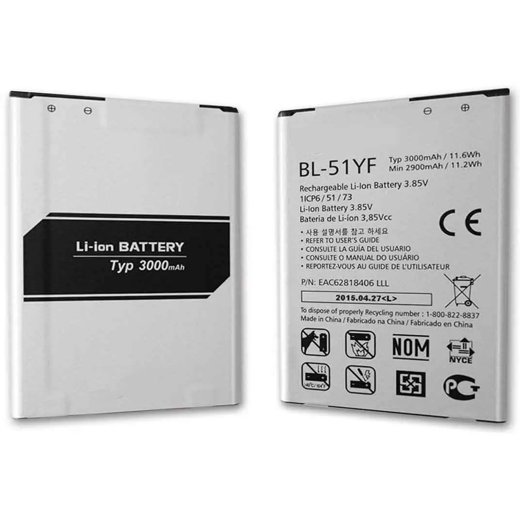 

GTF Details about NEW 3000mAh BL-51YF Battery for LG G4 H810 H811 LS991 VS986 US991 Stylo
