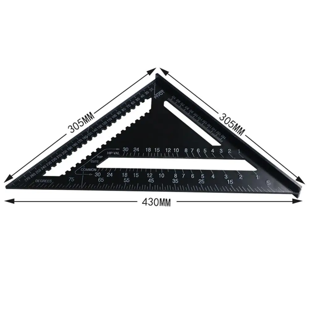 7/12 дюймов треугольный транспортир с линейкой Trammel деревообрабатывающий