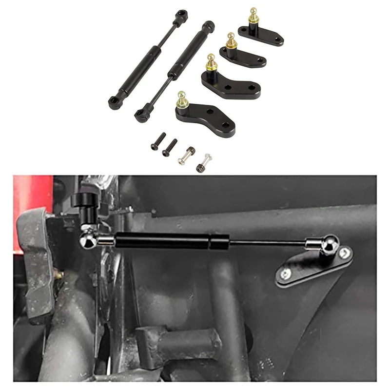 

1 Pair Billet Aluminum Black Anodized Door Opener Set for Can-Am CanAm Maverick X3 2017-2021 Door Handle Damping Fixed