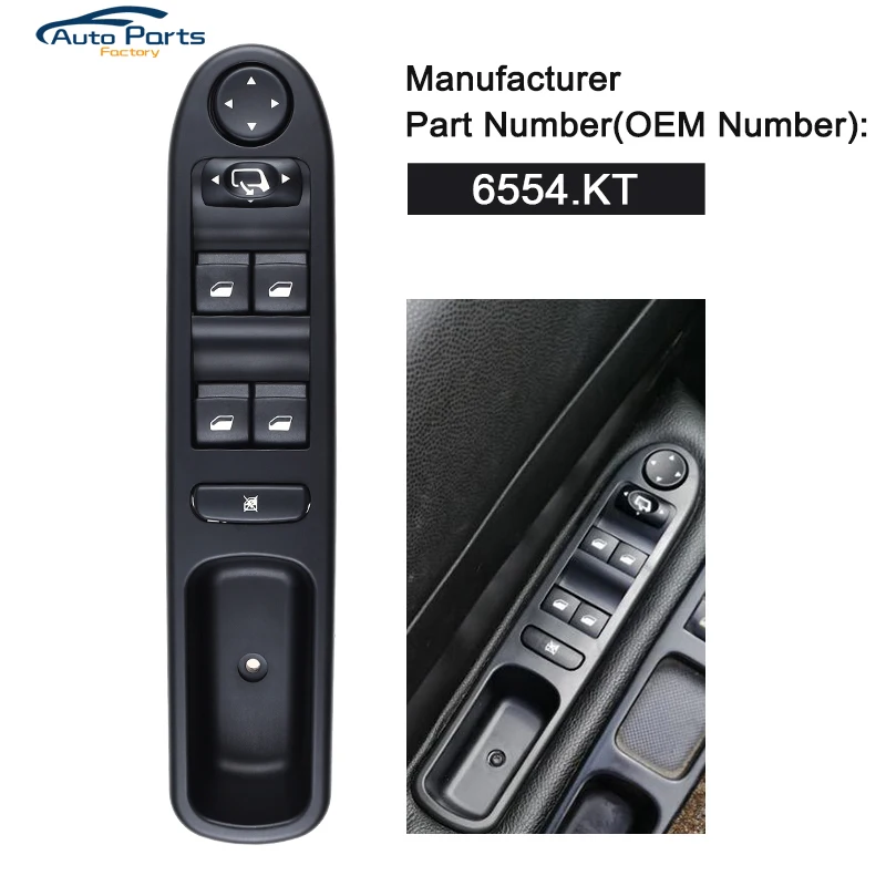 Выключатель управления стеклоподъемником LHD Master для Peugeot 307 Break 2000 2014 307SW 2002 307CC 2003
