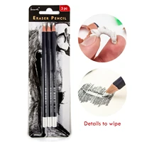 eraser pencil pen style rubber revise details highlight modeling for manga design drawing art supplies set of3