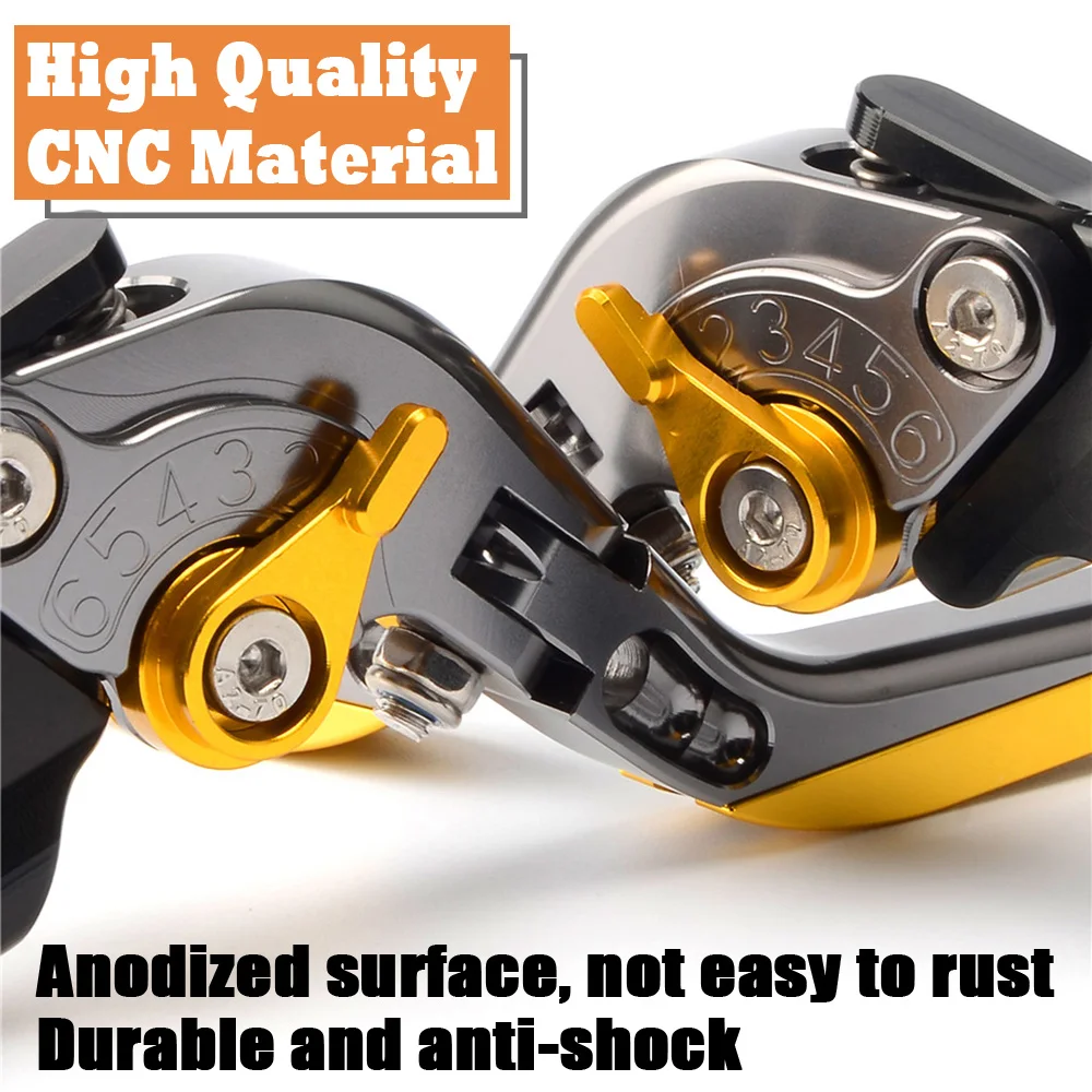 Мотоциклетные аксессуары CNC регулируемые выдвижные складные рычаги тормозной