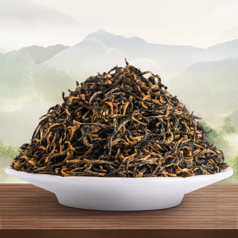 

BJJM-002 NewTea Black Tea Jin Jun Mei Bohea Tea JinJunMei Dense Flavor Wooden Box Gift Box
