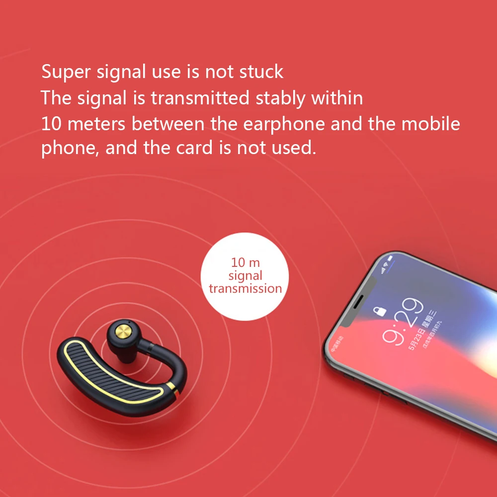 Бизнес Bluetooth наушники с микрофоном ответственный телефон близнецы беспроводная