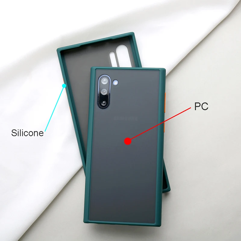 Матовый Жесткий чехол для Samsung Galaxy Note 10 Plus S10 S10E A40 A50 A60 A70 A10S A20E A30S M40 M30|Бамперы| |
