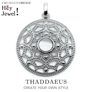 Кулон с опаловым лотосом, брендовые ювелирные изделия из серебра 2019 пробы в Европейском стиле, модные аксессуары, подарок для женщин